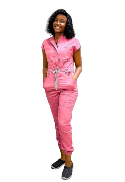 Female model in scrubs