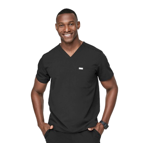 Male model in scrubs